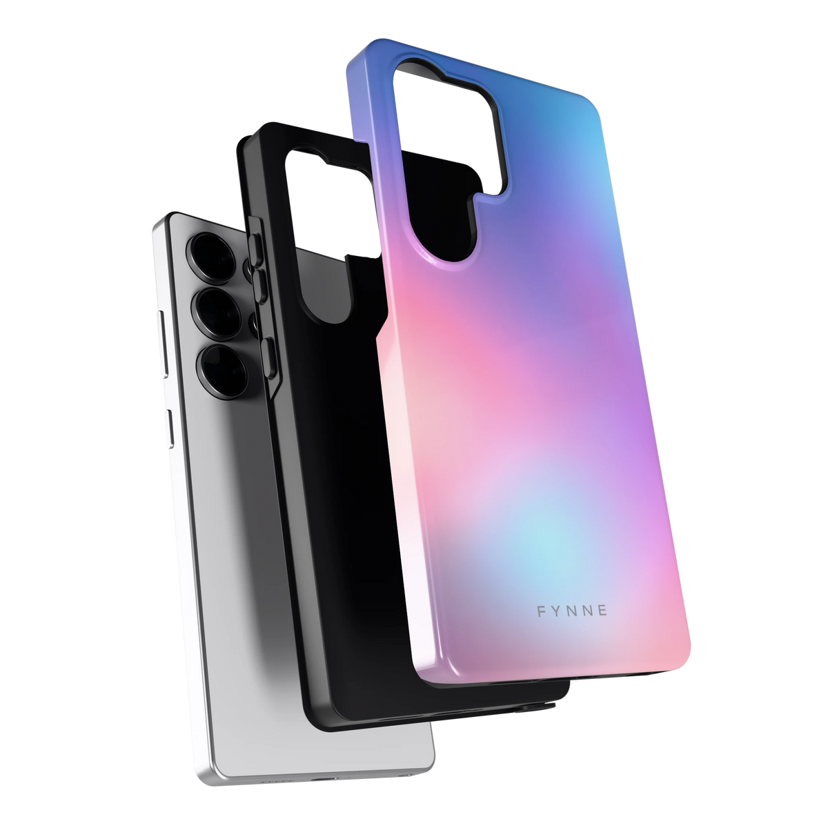 Pastelnevel hoesje voor Galaxy S25 Ultra, los van de telefoon