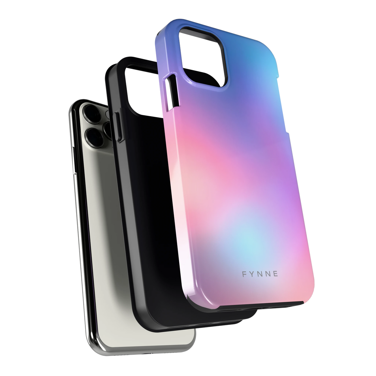 Pastelnevel hoesje voor iPhone 11 Pro, los van de telefoon