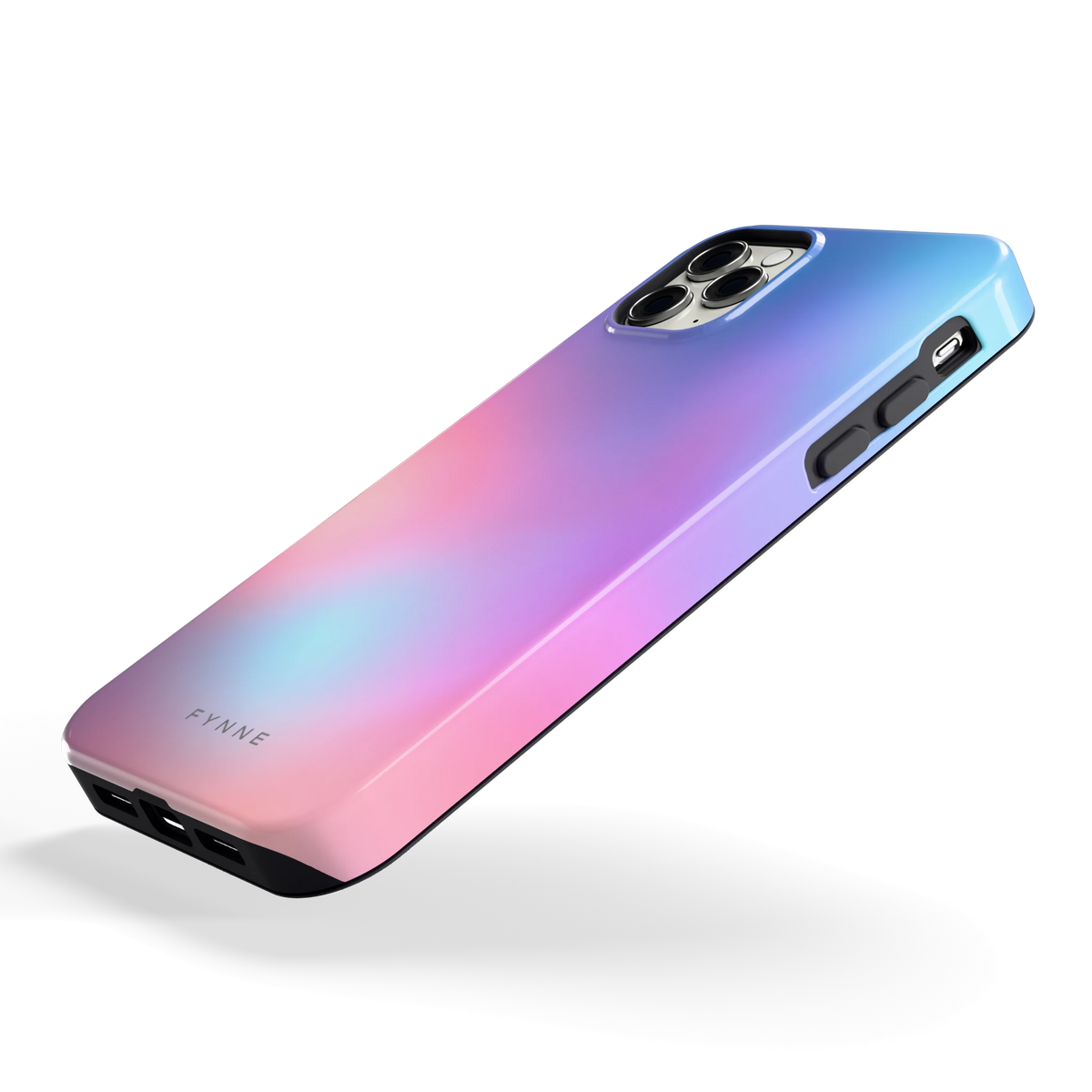 Pastelnevel hoesje voor iPhone 11 Pro Max, schuin