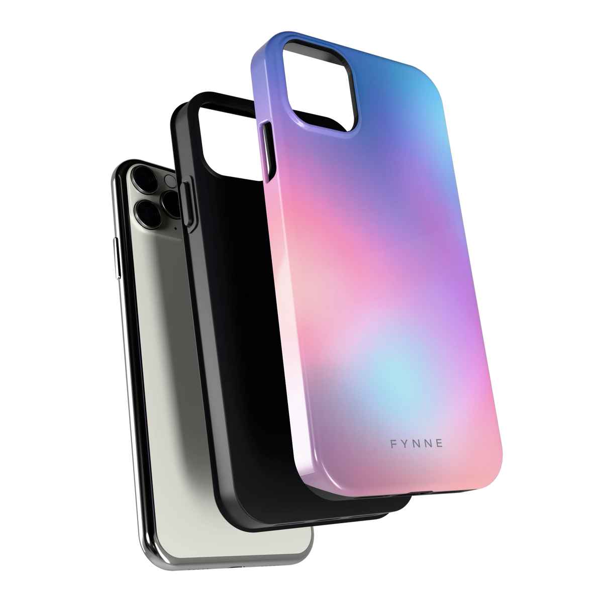 Pastelnevel hoesje voor iPhone 11 Pro Max, los van de telefoon