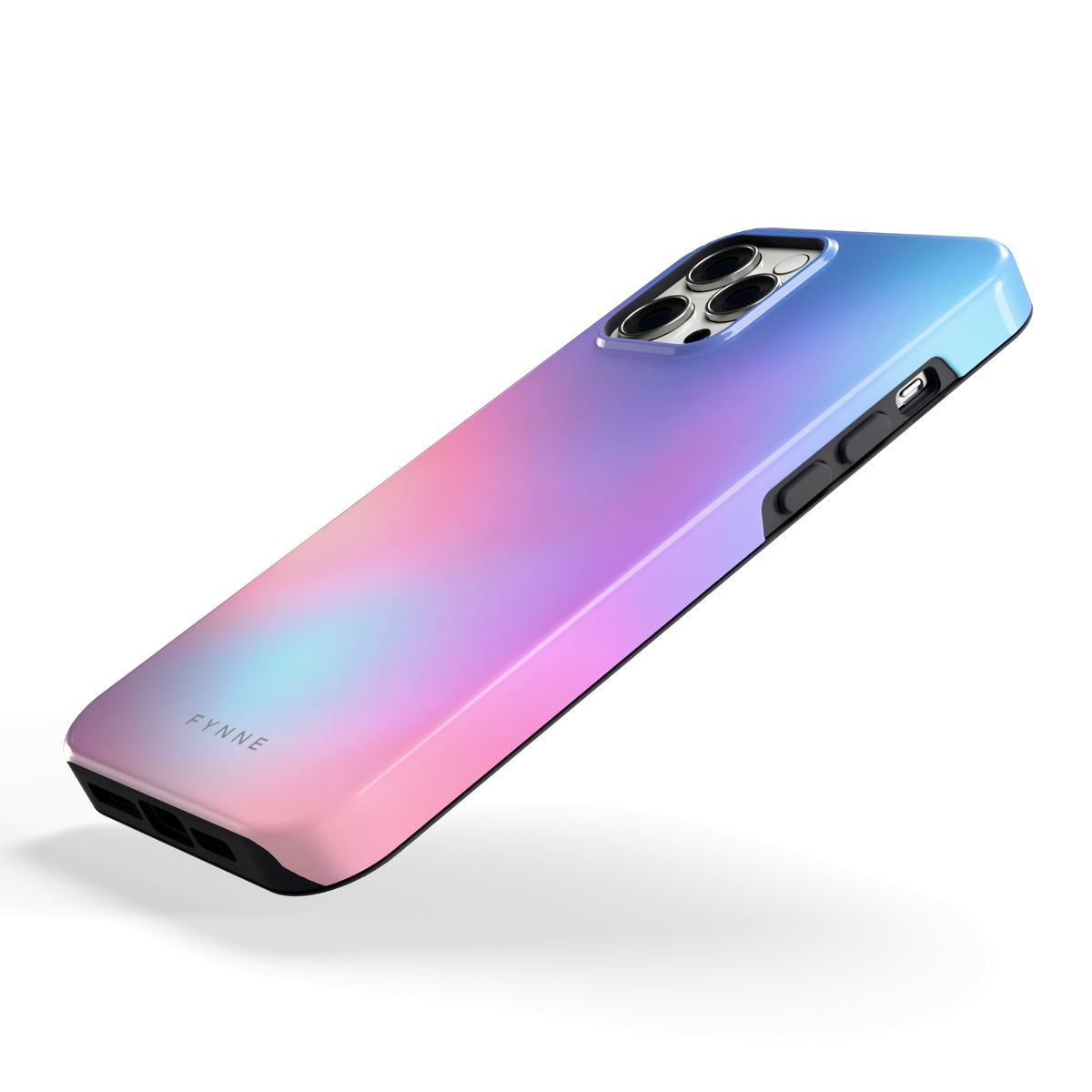 Pastelnevel hoesje voor iPhone 12 Pro Max, schuin