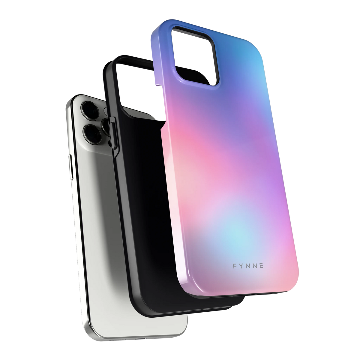 Pastelnevel hoesje voor iPhone 12 Pro Max, los van de telefoon