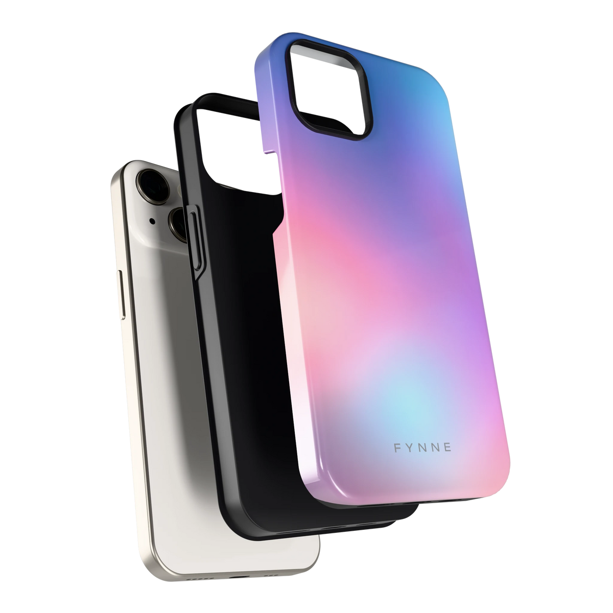 Pastelnevel hoesje voor iPhone 13, los van de telefoon