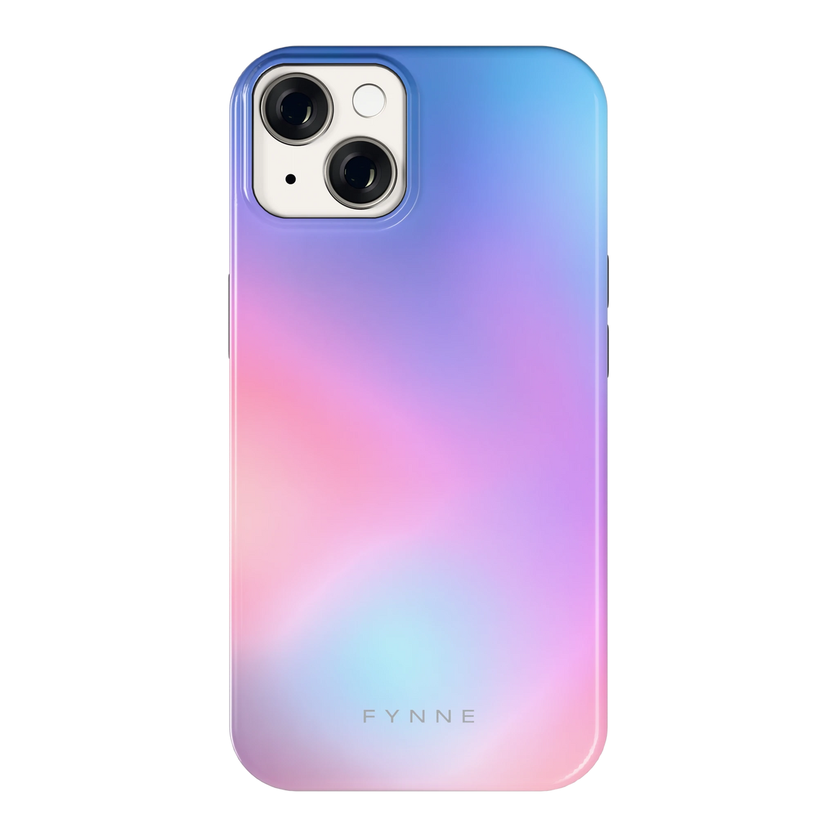 Pastelnevel hoesje voor iPhone 14, achterkant