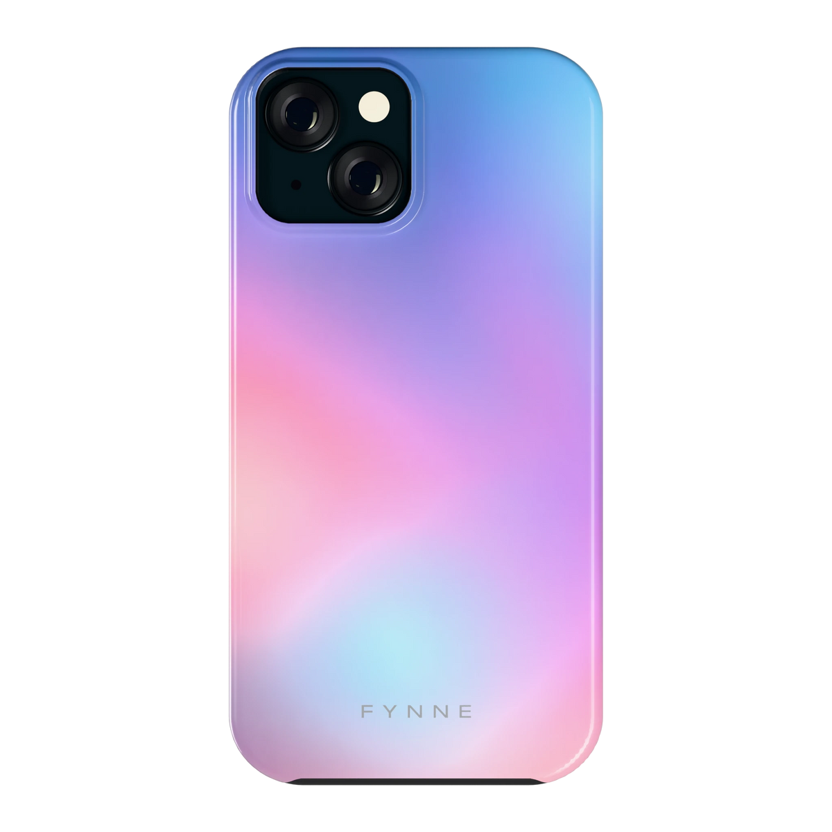 Pastelnevel hoesje voor iPhone 15, achterkant
