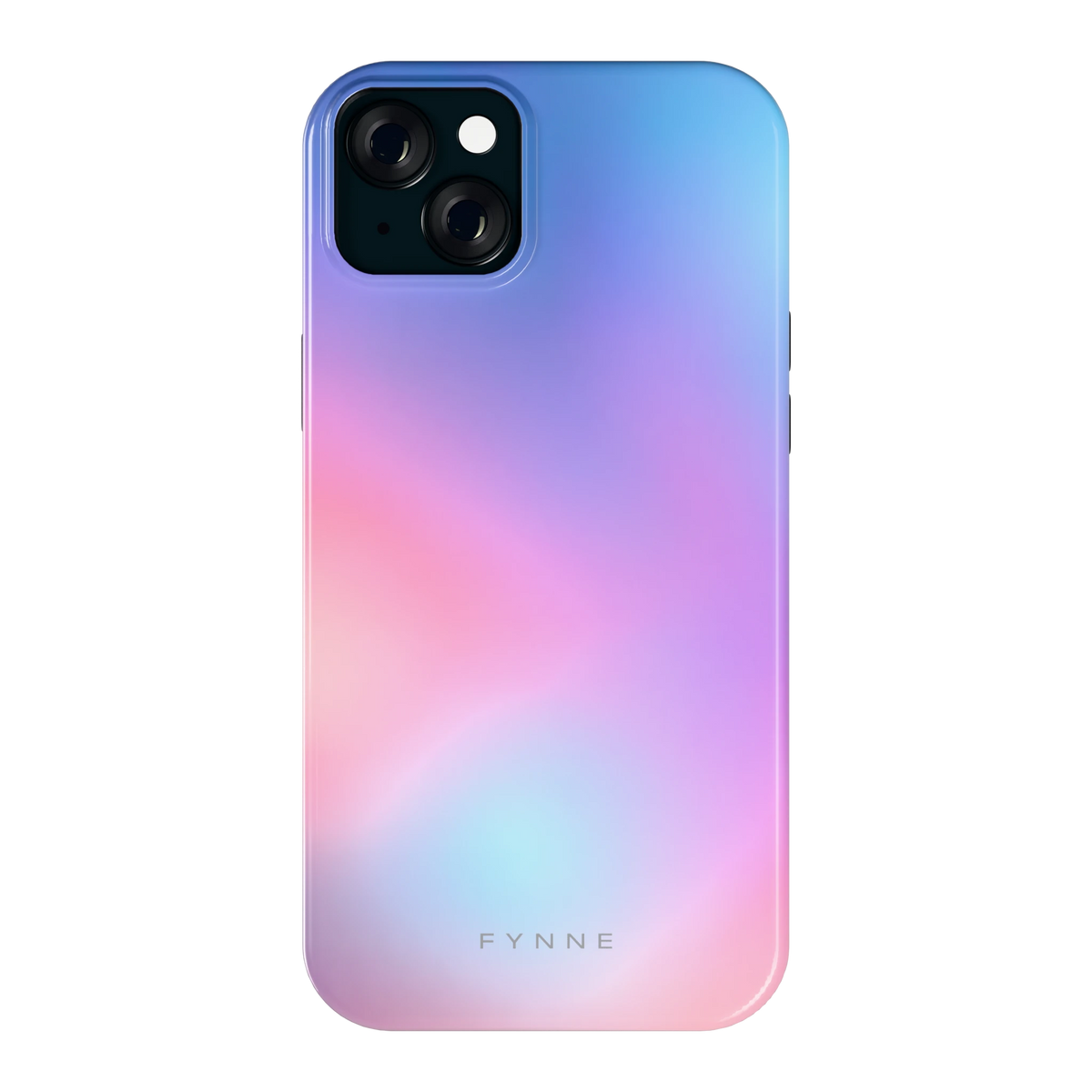 Pastelnevel hoesje voor iPhone 15 Plus, achterkant