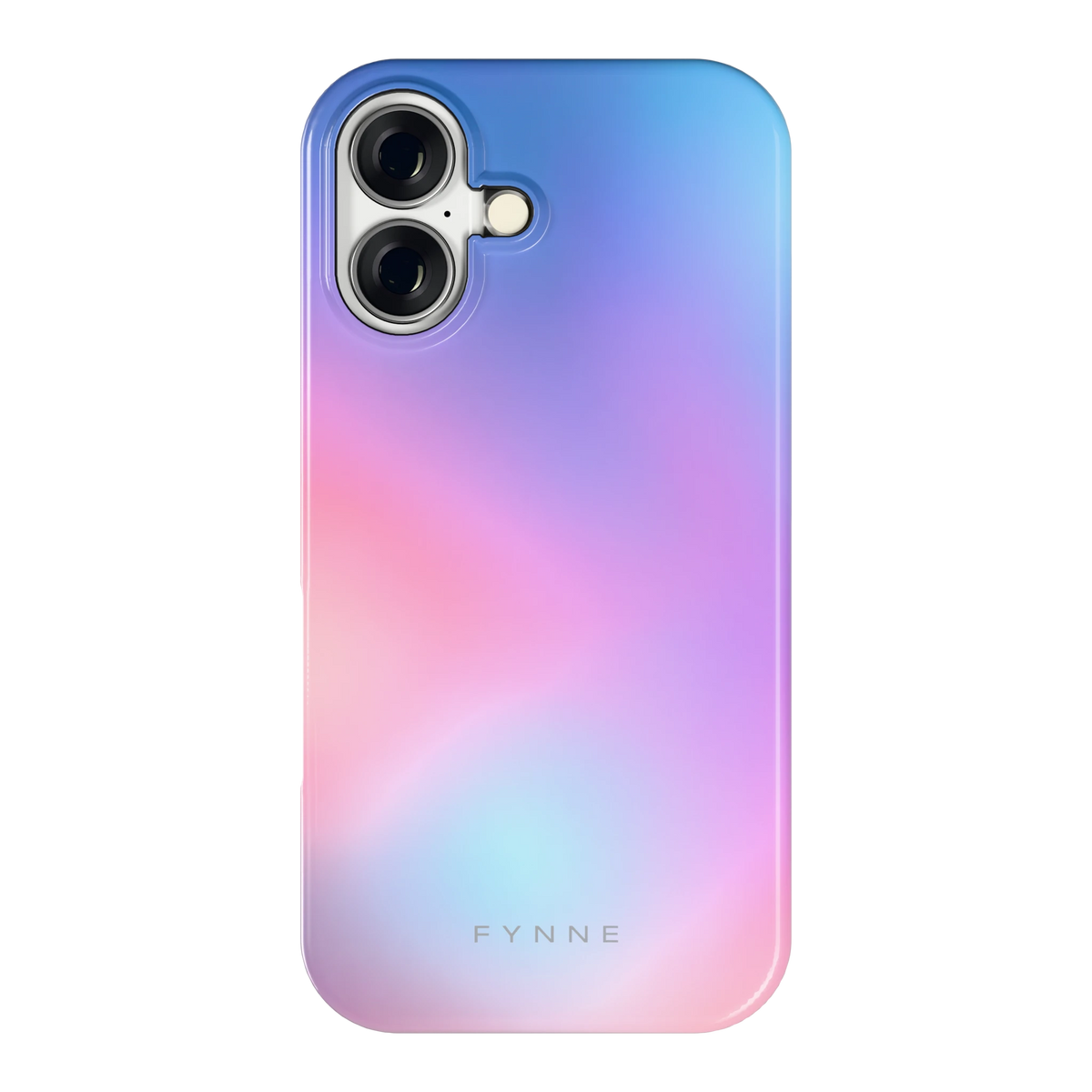 Pastelnevel hoesje voor iPhone 16, achterkant