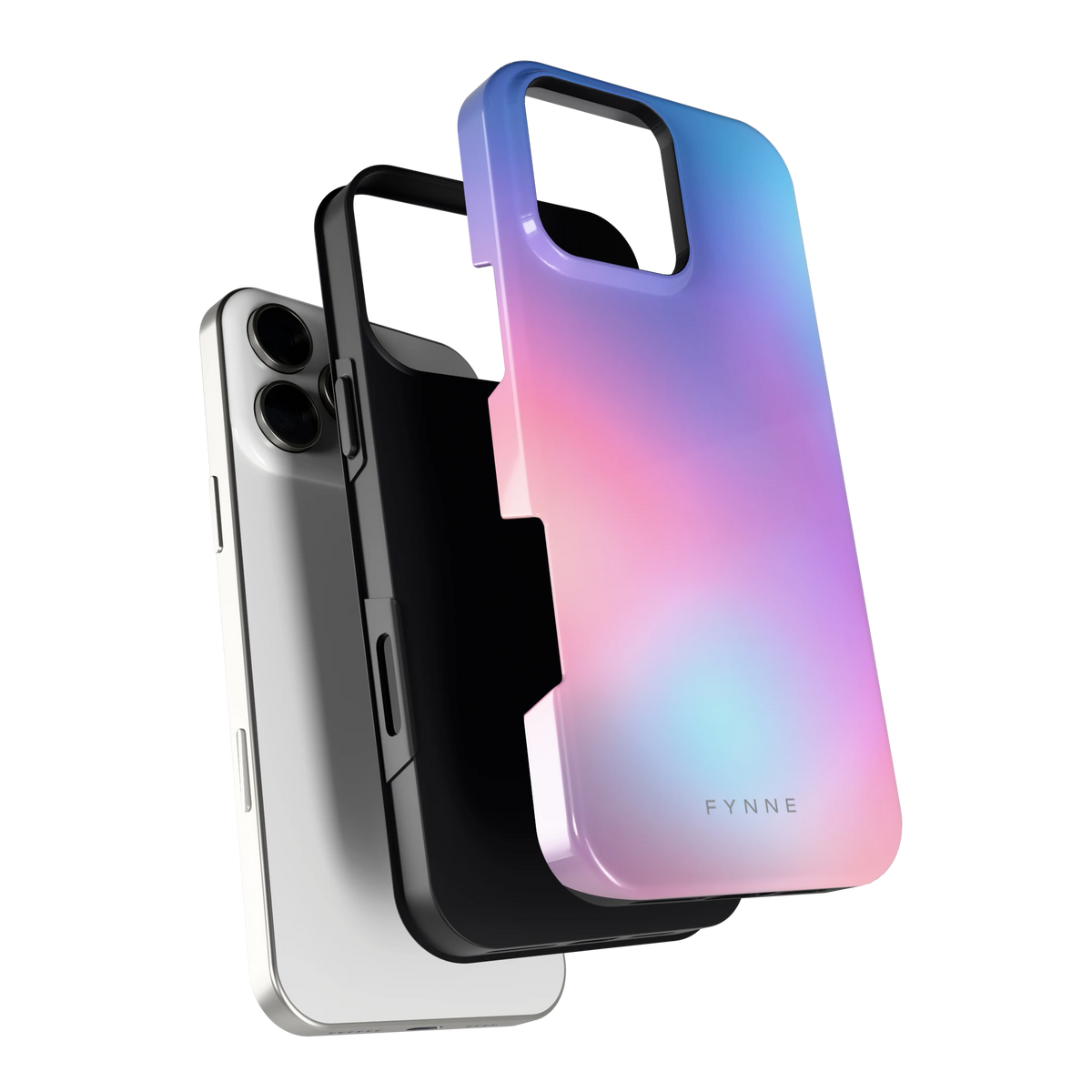 Pastelnevel hoesje voor iPhone 16 Pro Max, los van de telefoon