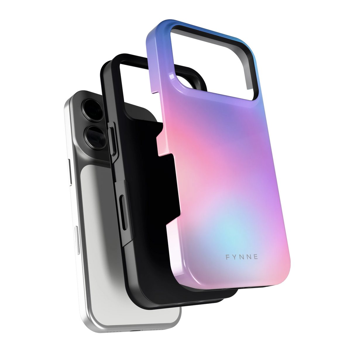 Pastelnevel hoesje voor iPhone 17 Pro, los van de telefoon