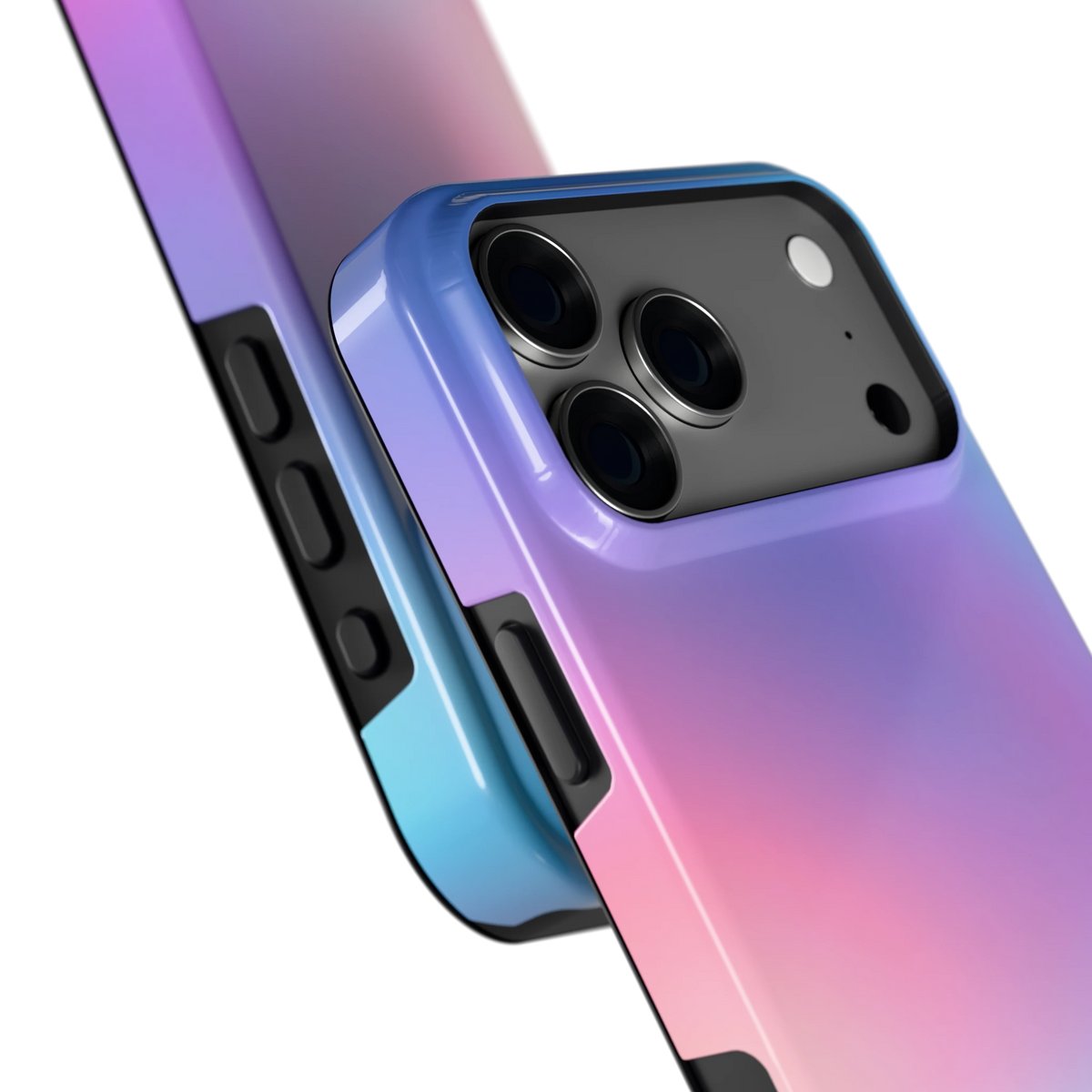 Pastelnevel hoesje voor iPhone 18 Pro Max, close-up
