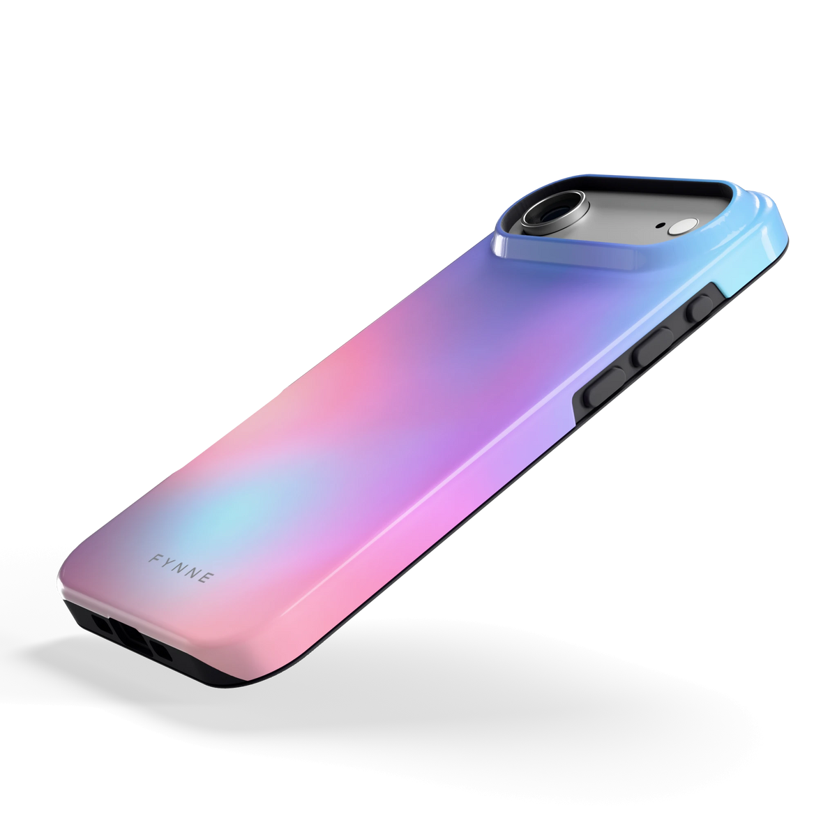 Pastelnevel hoesje voor iPhone Air, schuin