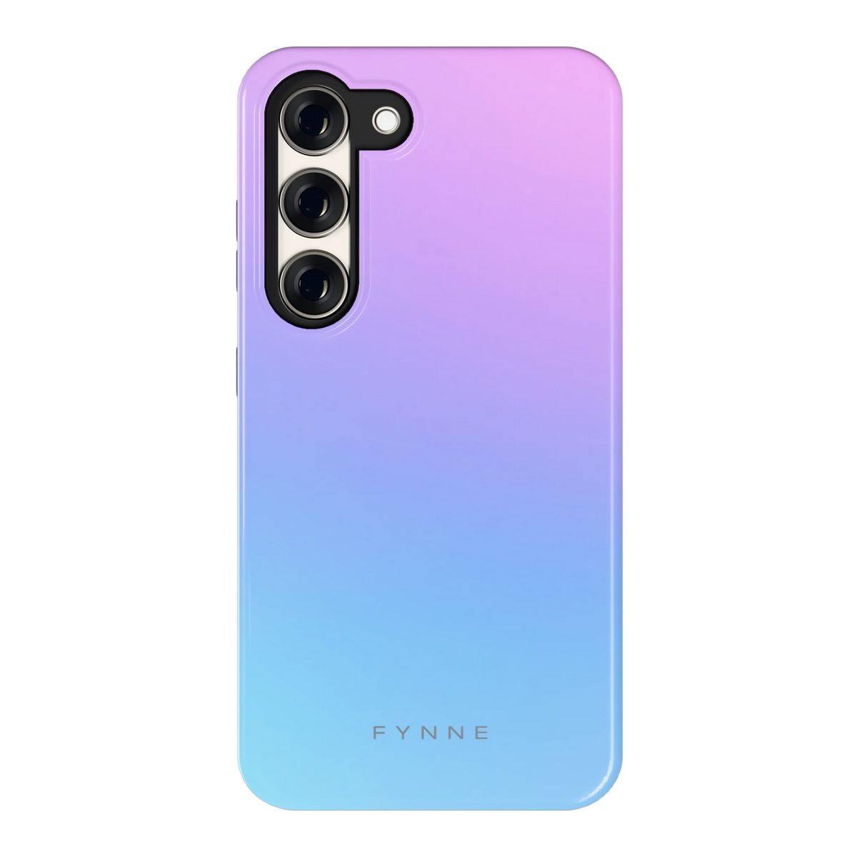 Pastel Kleurverloop hoesje voor Galaxy S23, achterkant