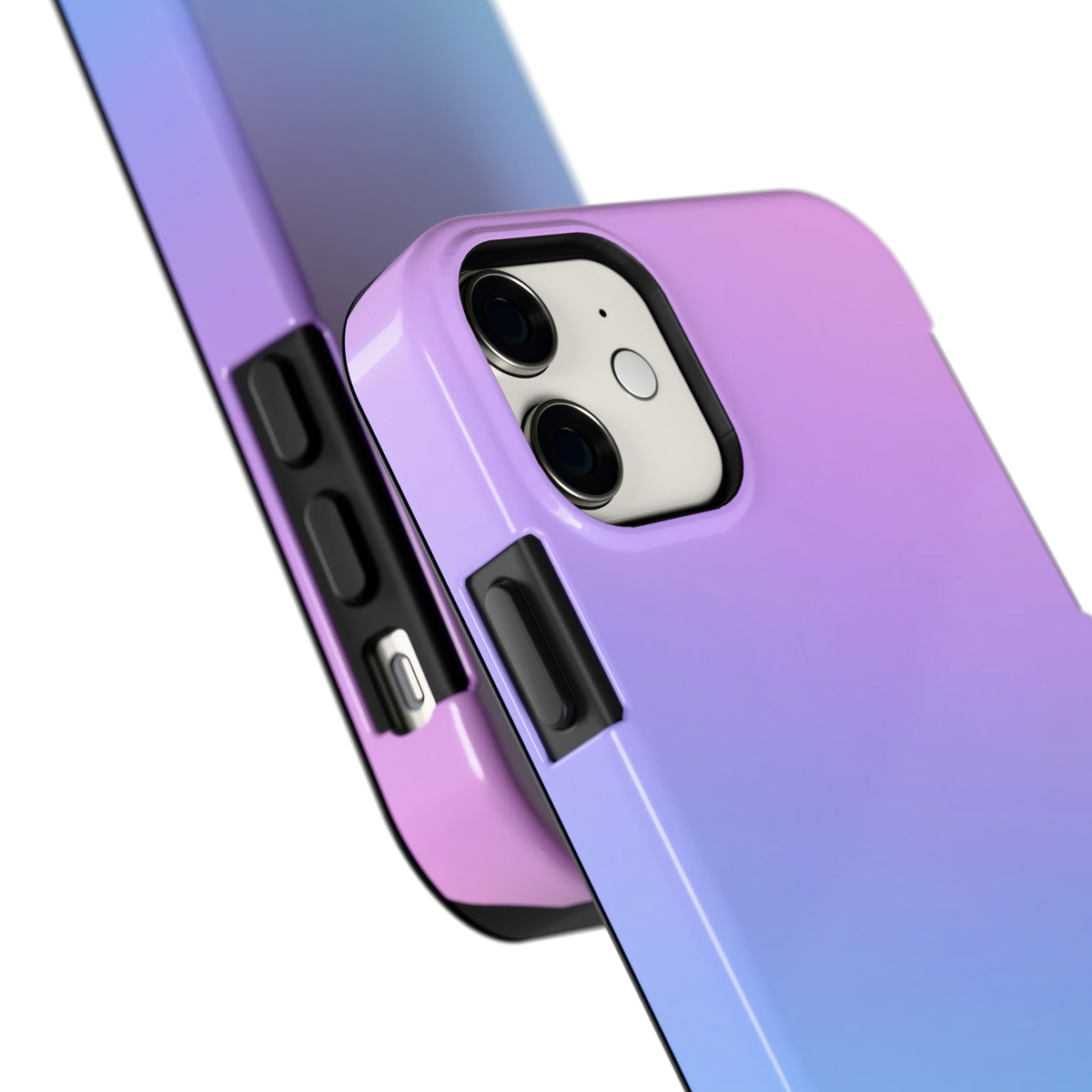 Pastel Kleurverloop hoesje voor iPhone 11, close-up