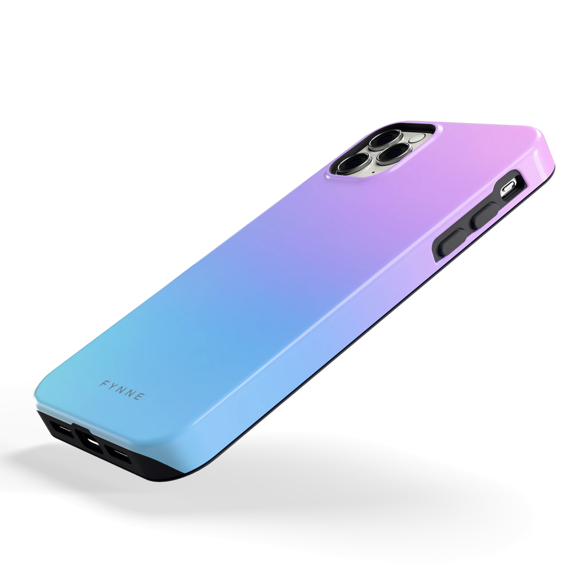 Pastel Kleurverloop hoesje voor iPhone 11 Pro Max, schuin