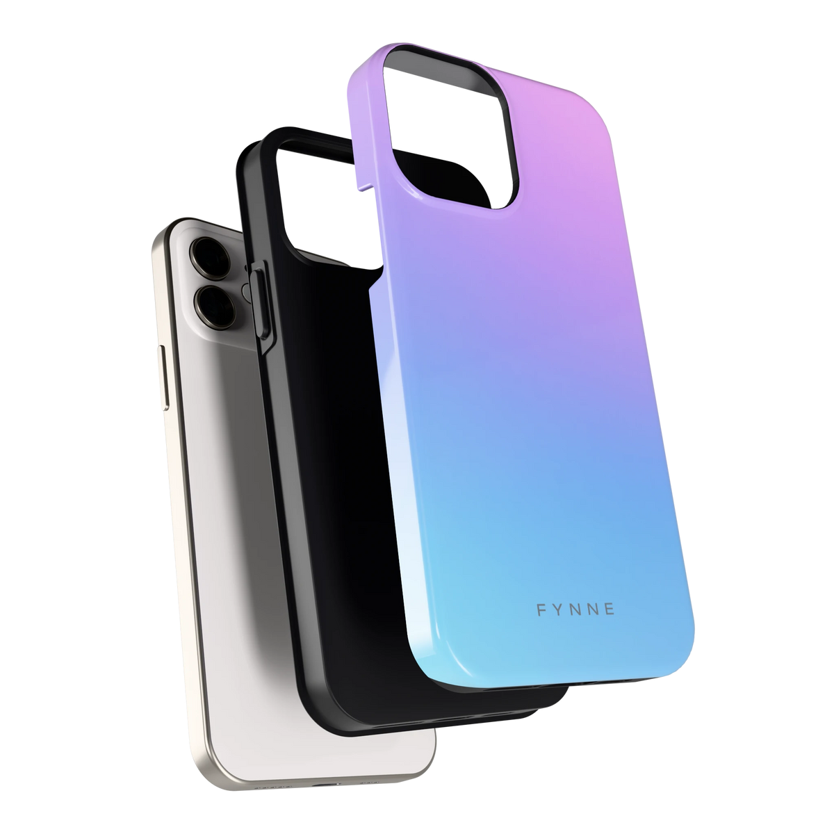 Pastel Kleurverloop hoesje voor iPhone 12, los van de telefoon