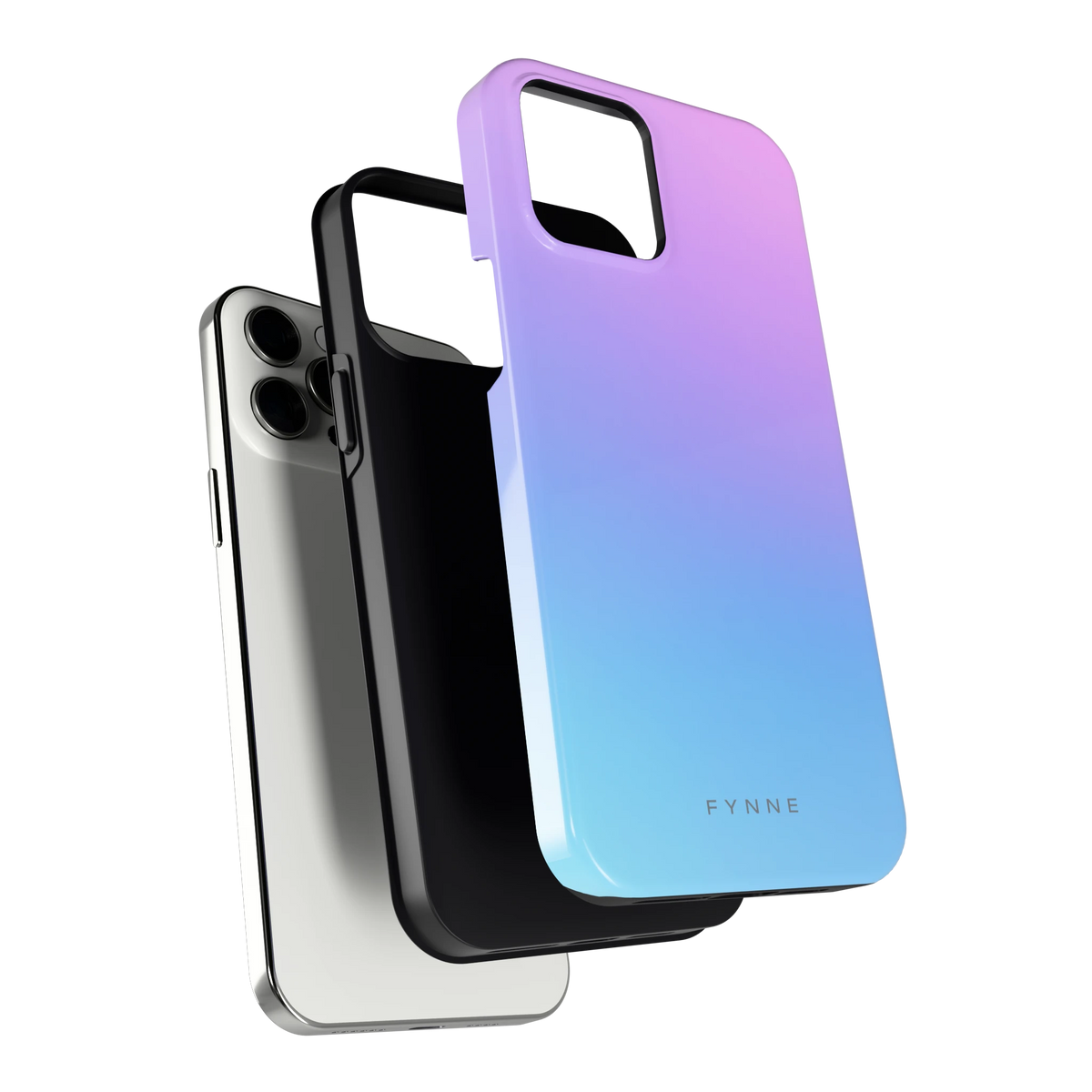 Pastel Kleurverloop hoesje voor iPhone 12 Pro Max, los van de telefoon