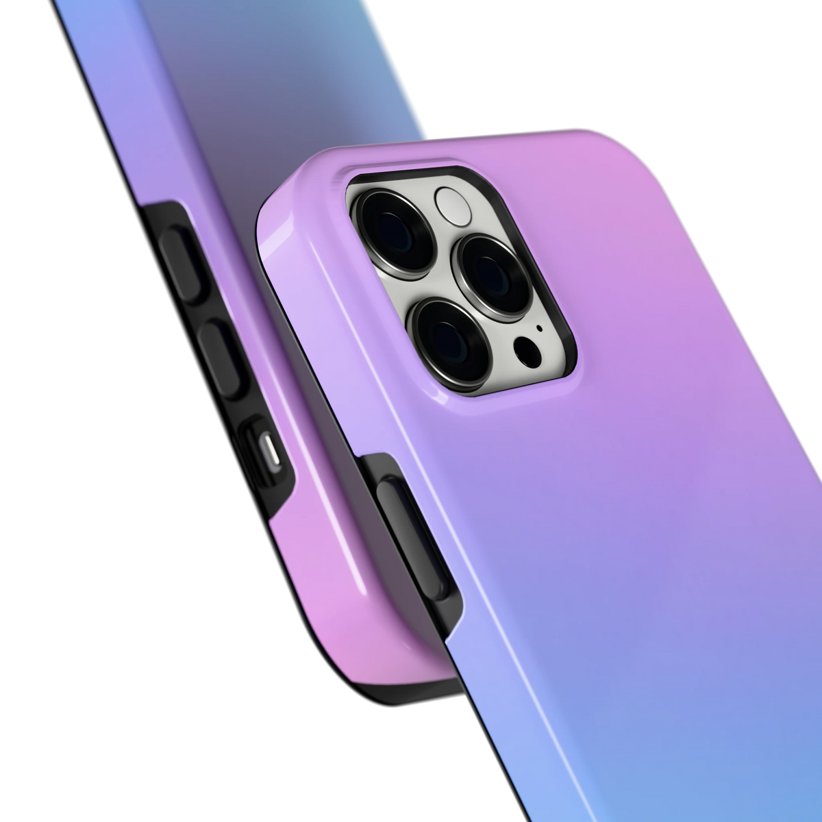 Pastel Kleurverloop hoesje voor iPhone 12 Pro Max, close-up