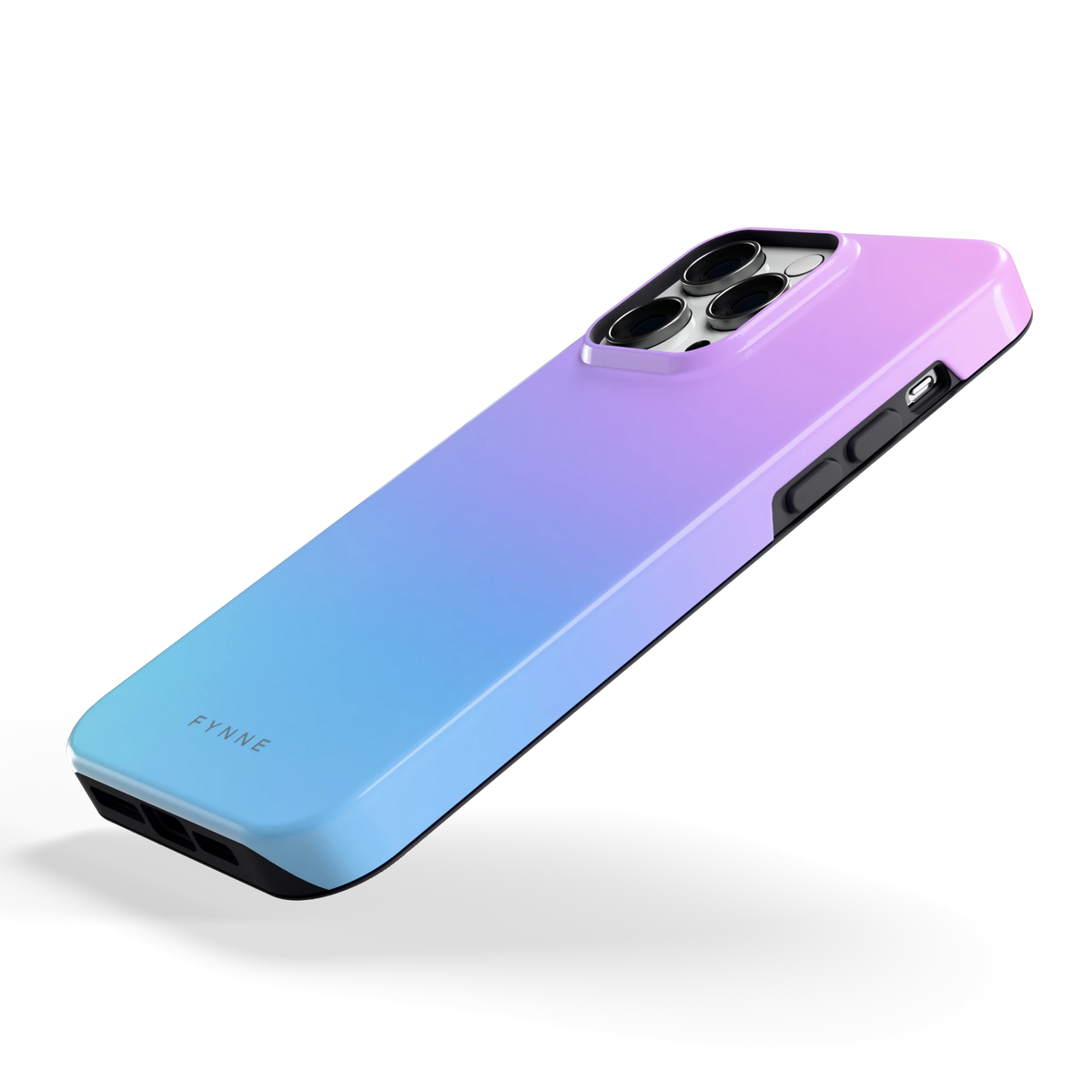 Pastel Kleurverloop hoesje voor iPhone 14 Pro Max, schuin