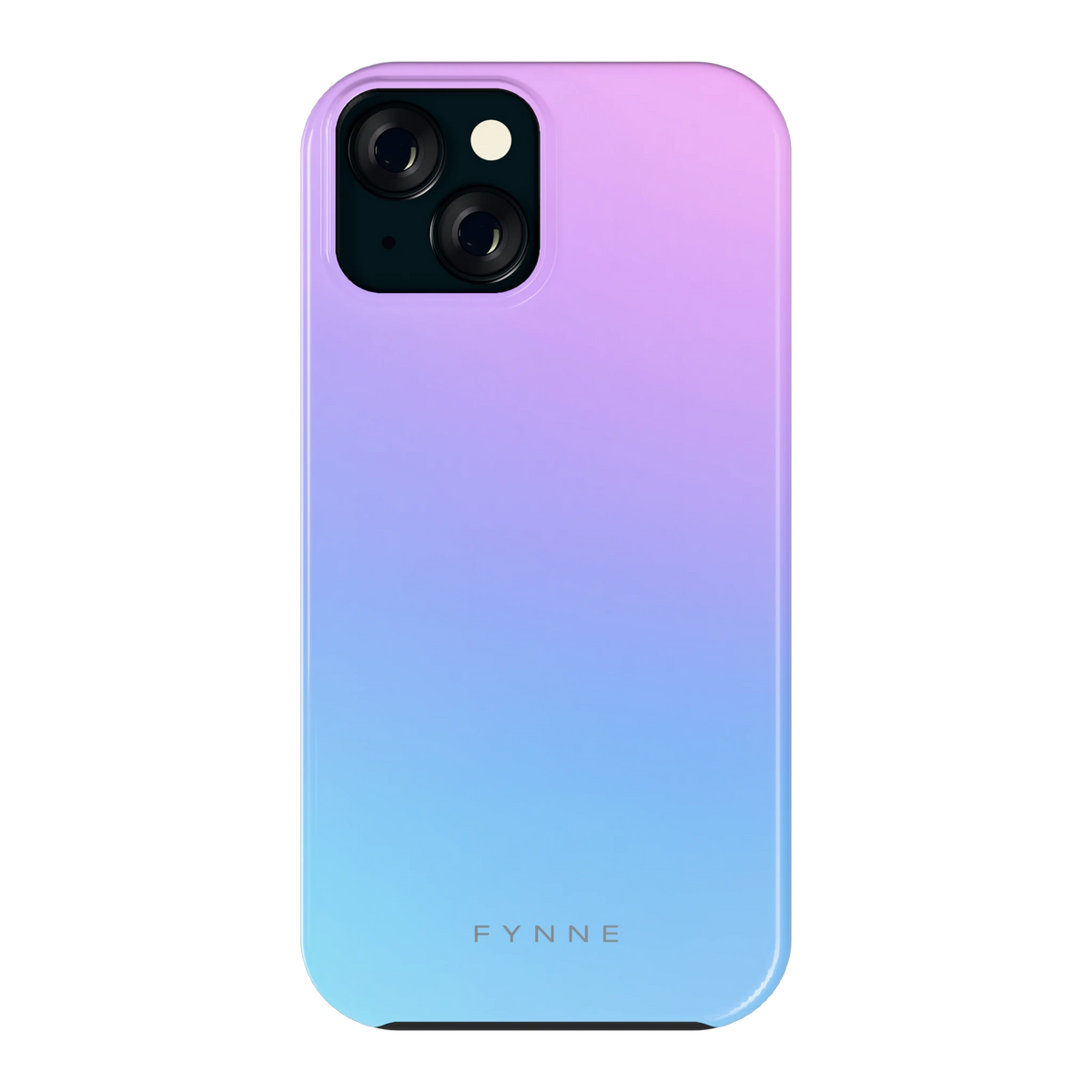 Pastel Kleurverloop hoesje voor iPhone 15, achterkant