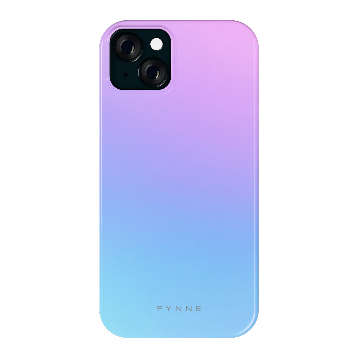 Pastel Kleurverloop hoesje voor iPhone 15 Plus, achterkant