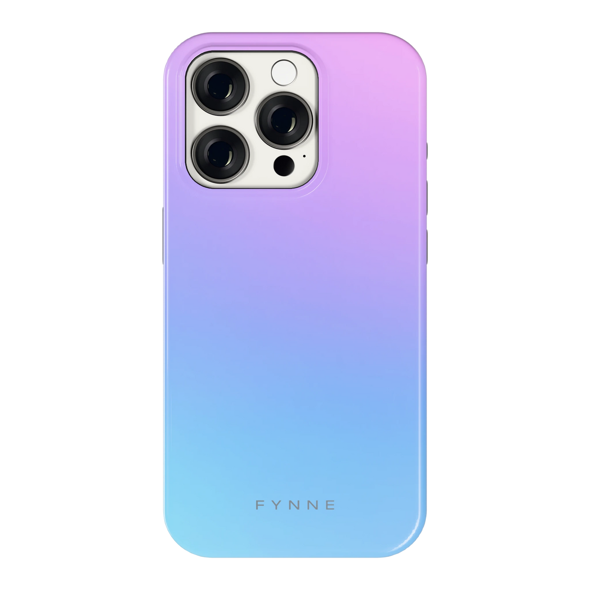 Pastel Kleurverloop hoesje voor iPhone 15 Pro, achterkant