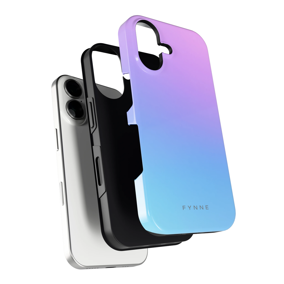 Pastel Kleurverloop hoesje voor iPhone 16, los van de telefoon
