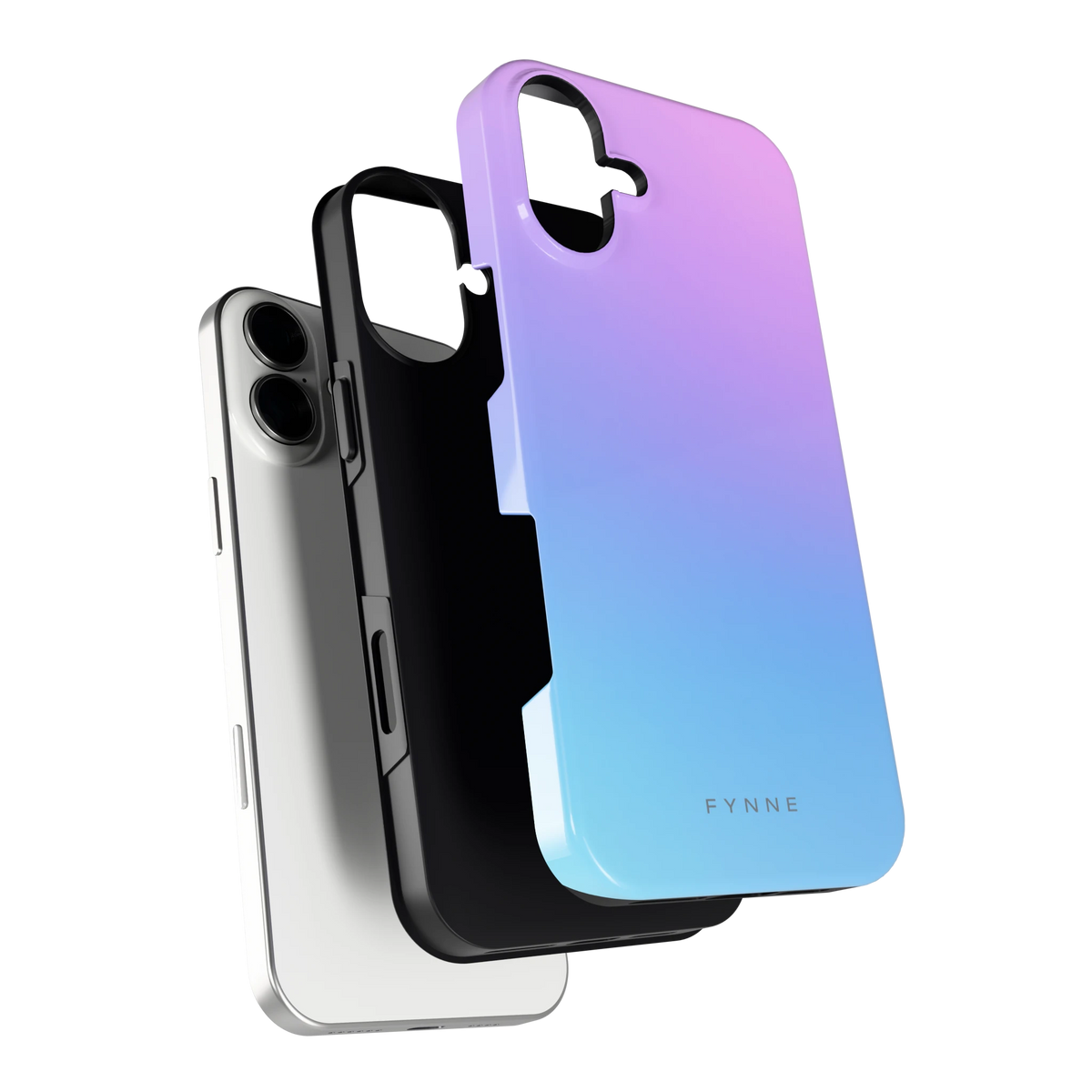 Pastel Kleurverloop hoesje voor iPhone 16 Plus, los van de telefoon