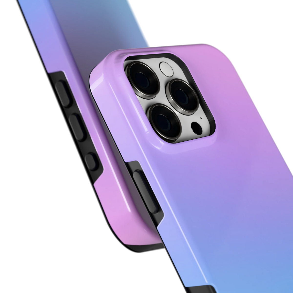Pastel Kleurverloop hoesje voor iPhone 16 Pro Max, close-up