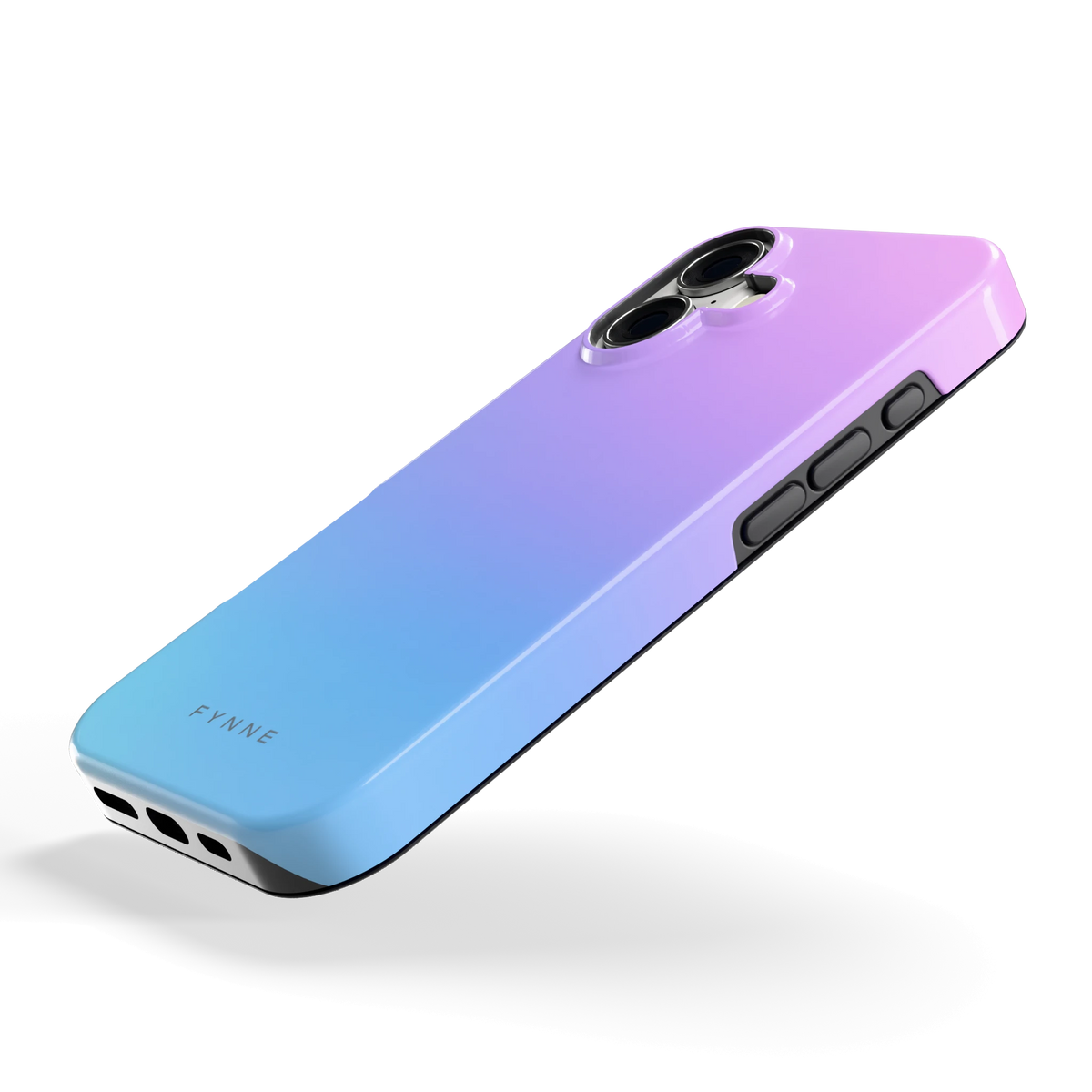 Pastel Kleurverloop hoesje voor iPhone 17, schuin