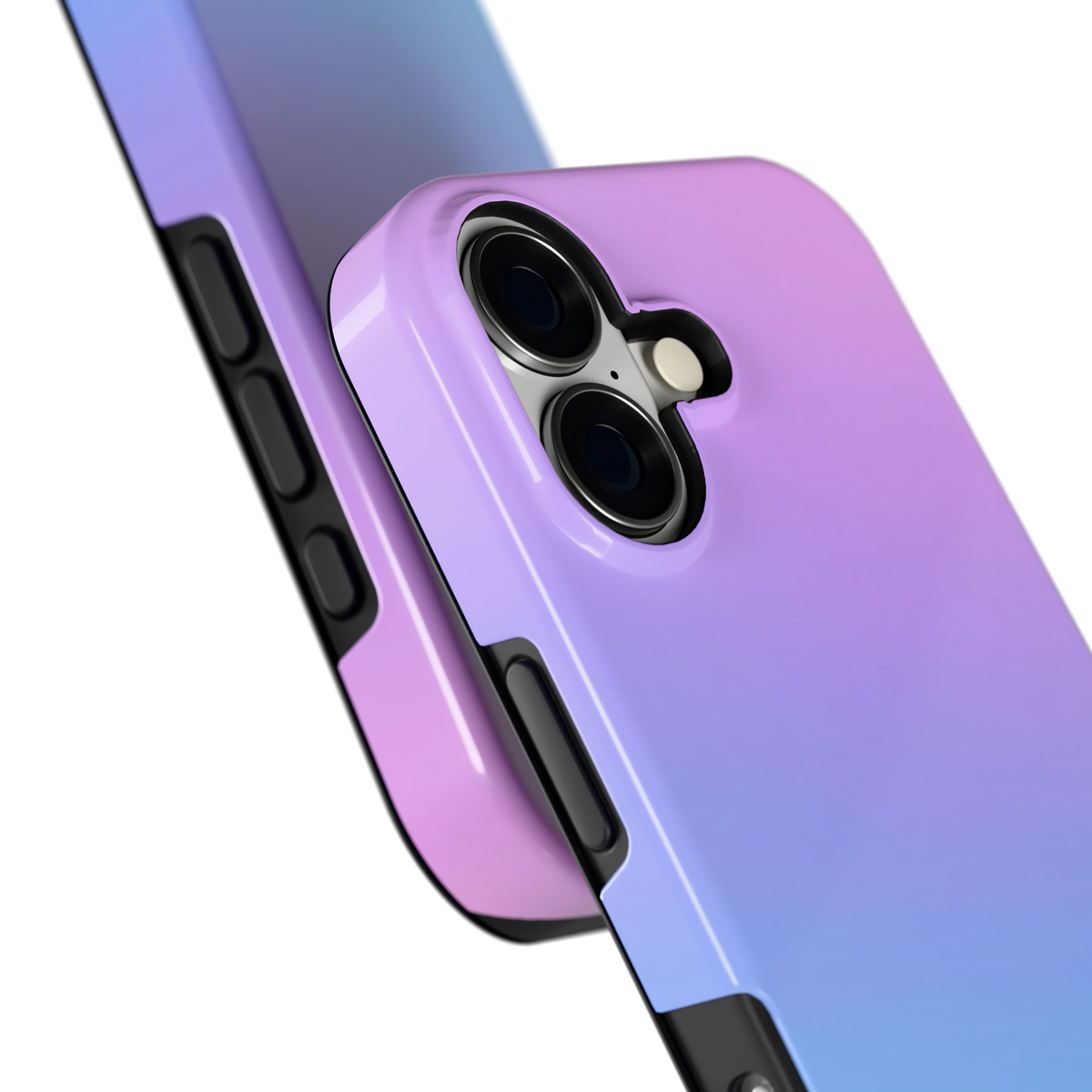 Pastel Kleurverloop hoesje voor iPhone 17, close-up
