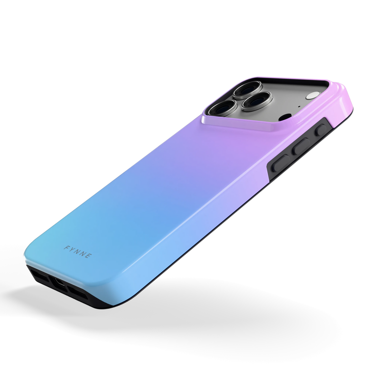 Pastel Kleurverloop hoesje voor iPhone 18 Pro Max, schuin