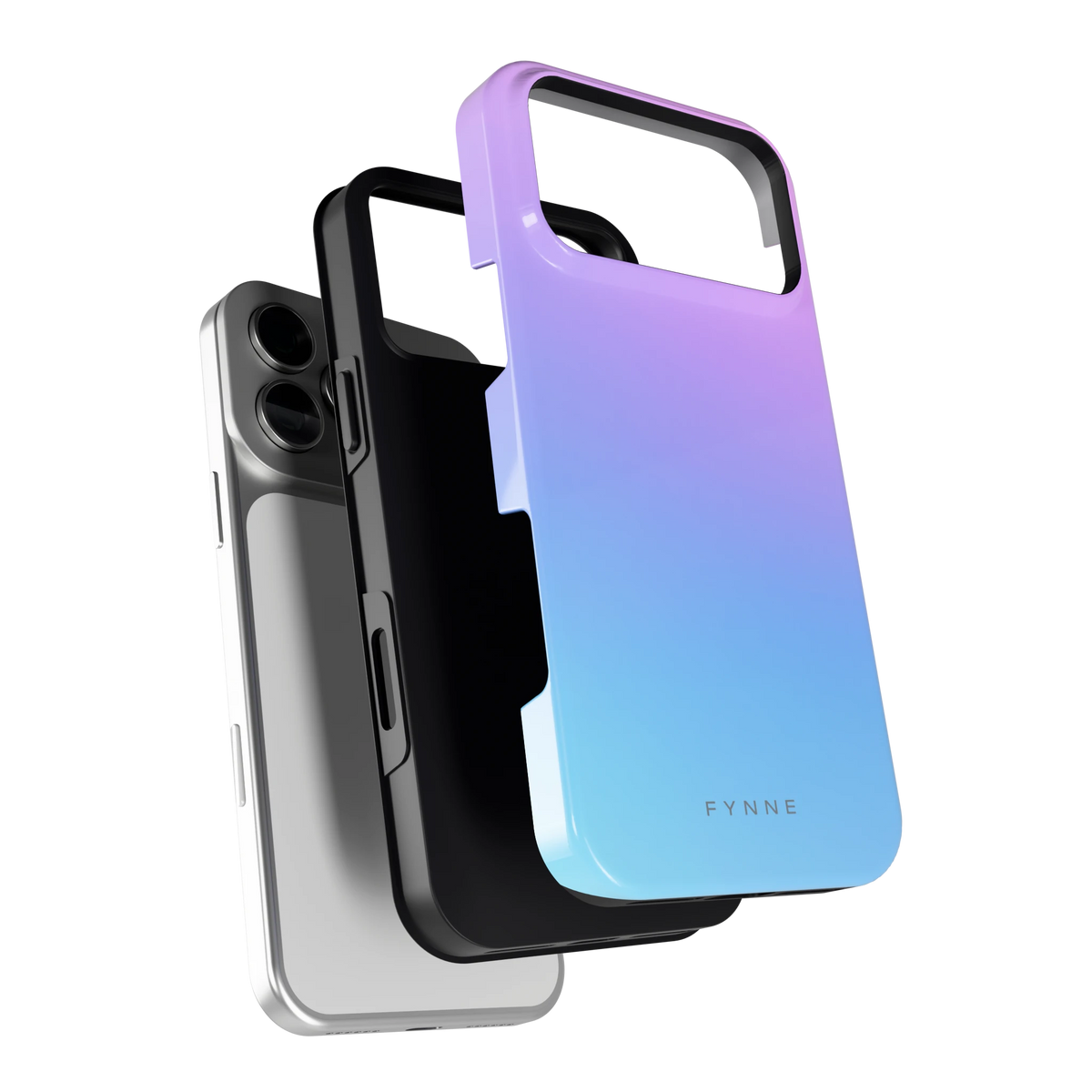 Pastel Kleurverloop hoesje voor iPhone 18 Pro Max, los van de telefoon