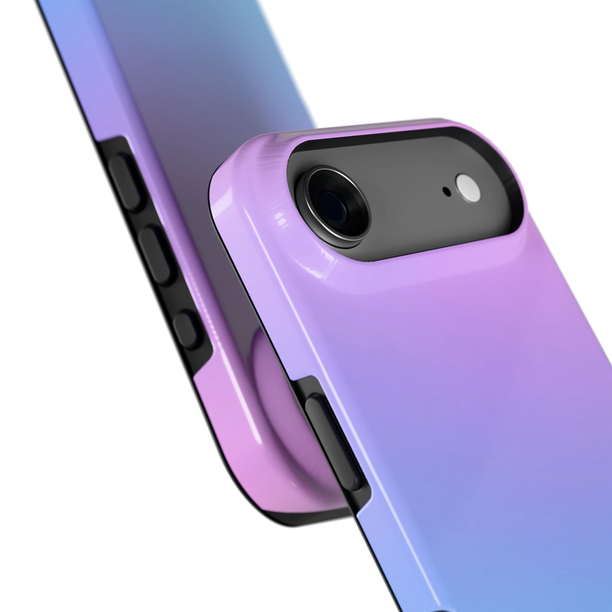Pastel Kleurverloop hoesje voor iPhone Air, close-up
