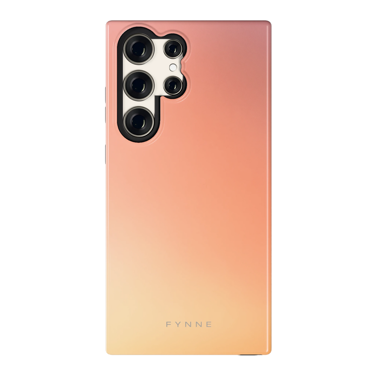 Perzikmist hoesje voor Galaxy S23 Ultra, achterkant