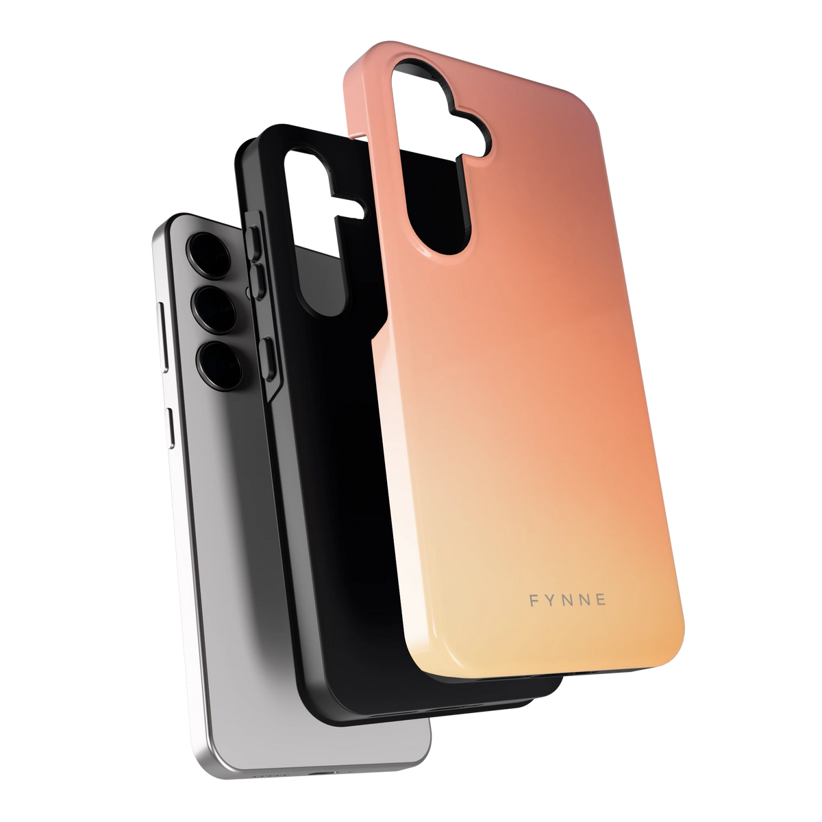 Perzikmist hoesje voor Galaxy S24, los van de telefoon