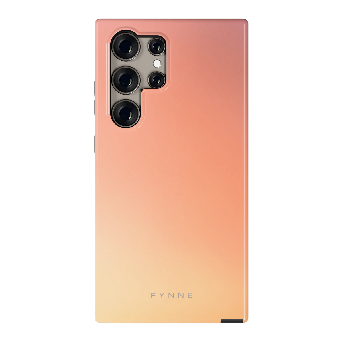 Perzikmist hoesje voor Galaxy S24 Ultra, achterkant