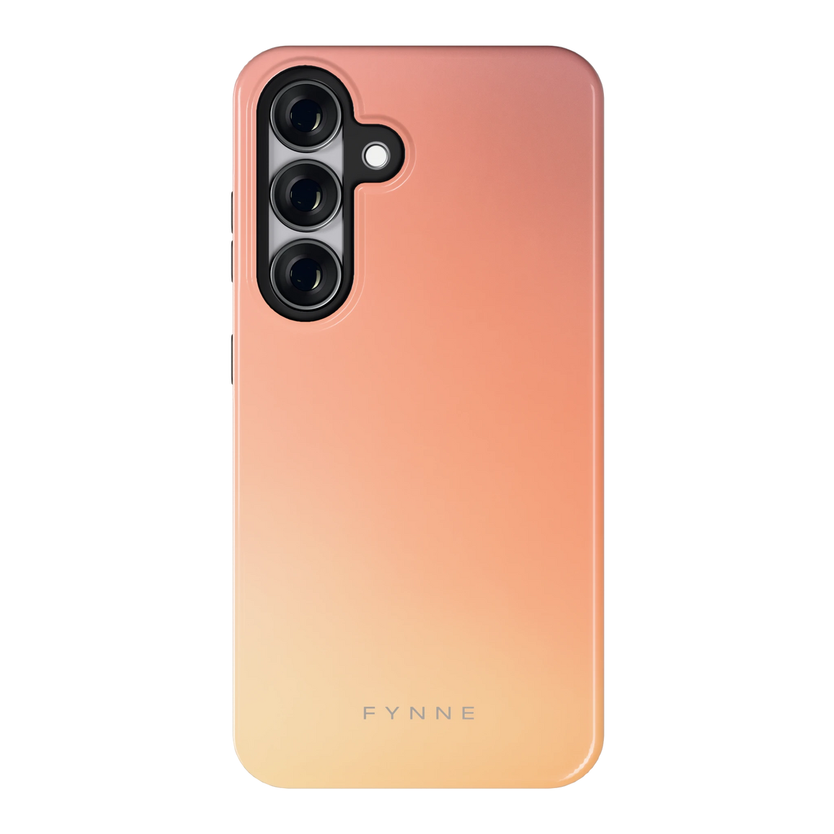 Perzikmist hoesje voor Galaxy S25, achterkant