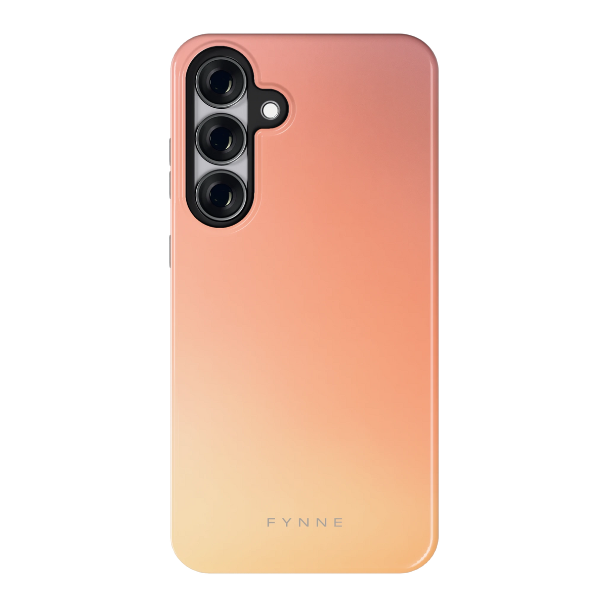 Perzikmist hoesje voor Galaxy S25+, achterkant