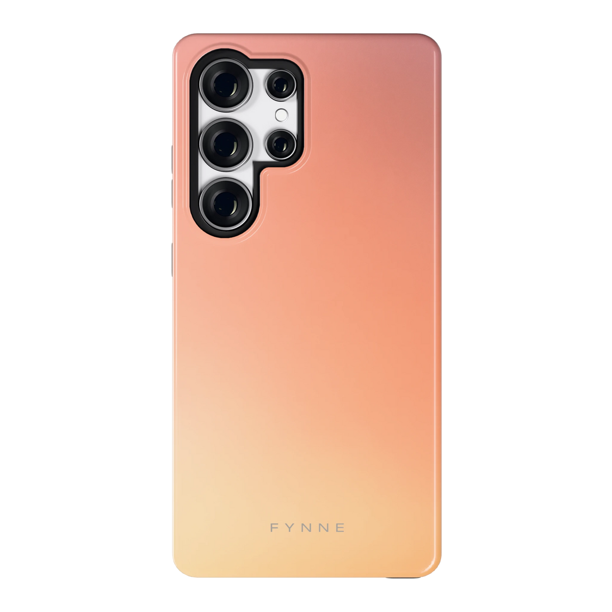 Perzikmist hoesje voor Galaxy S25 Ultra, achterkant