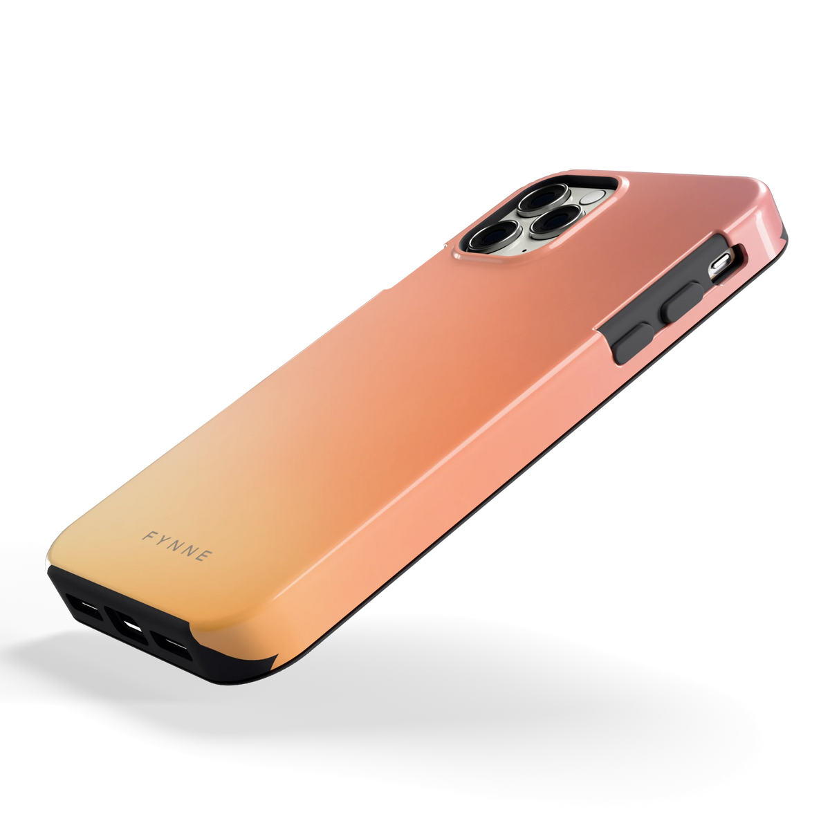 Perzikmist hoesje voor iPhone 11 Pro, schuin