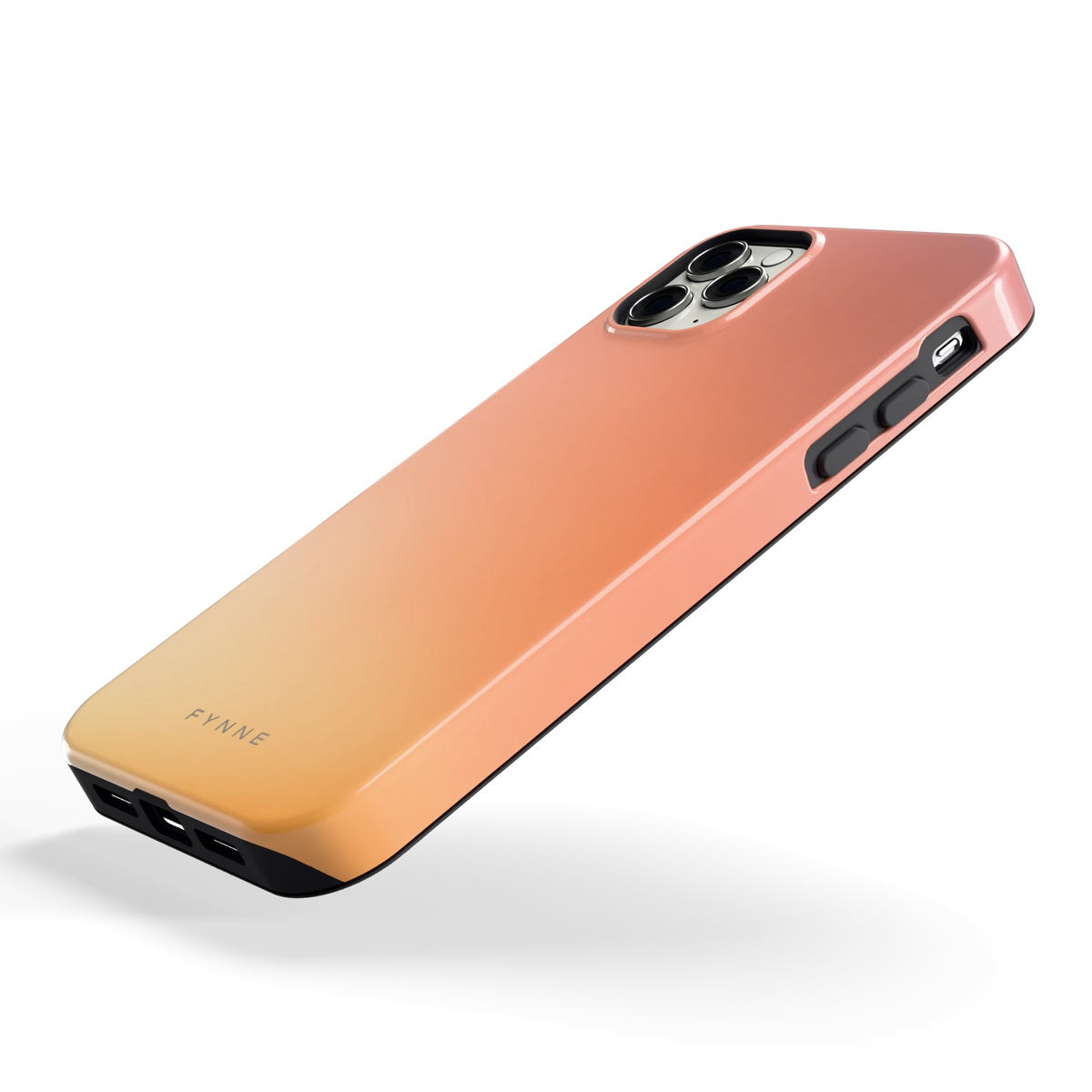 Perzikmist hoesje voor iPhone 11 Pro Max, schuin