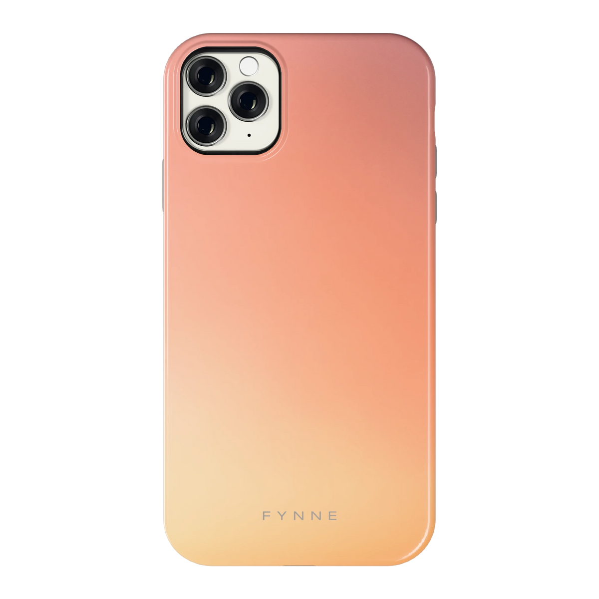 Perzikmist hoesje voor iPhone 11 Pro Max, achterkant