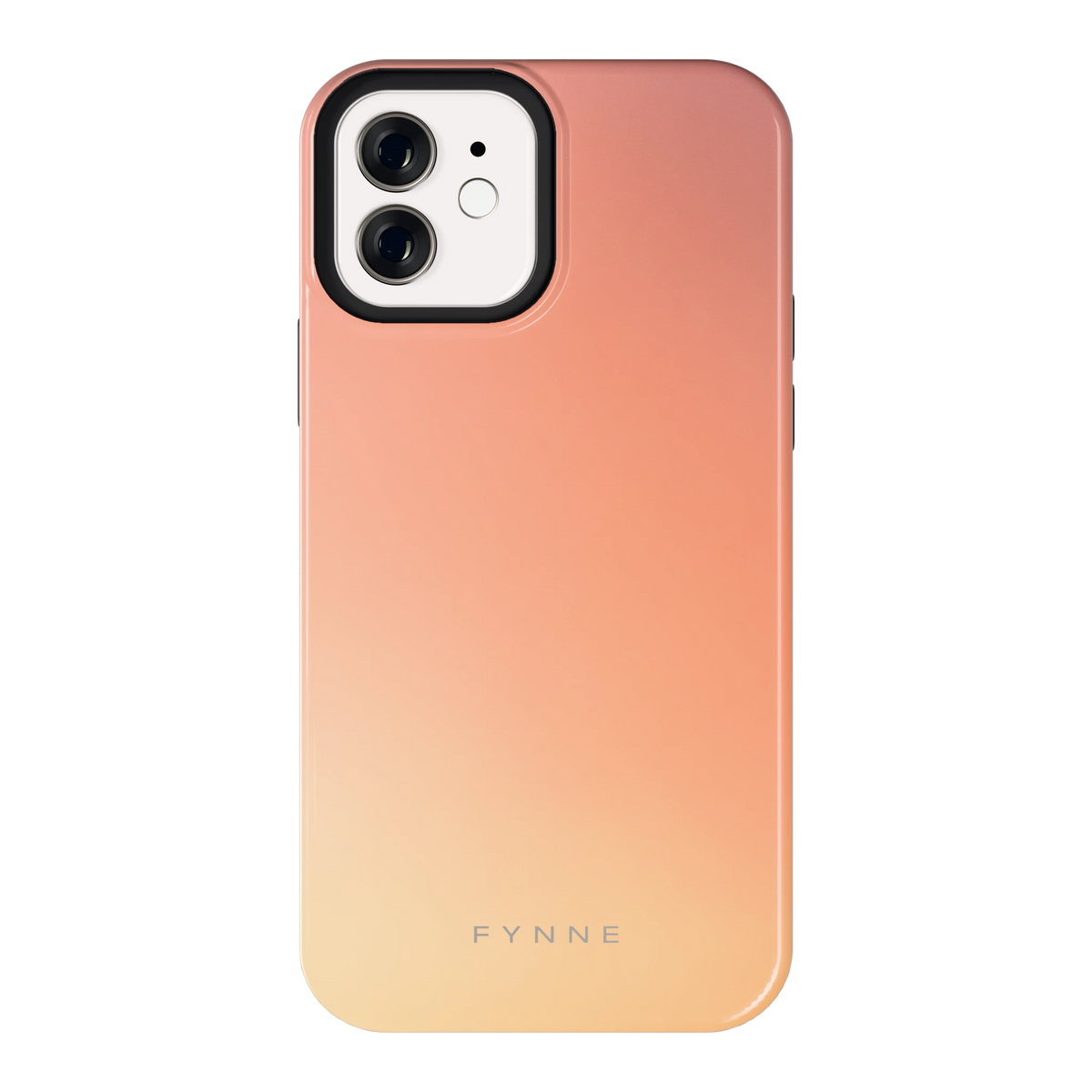 Perzikmist hoesje voor iPhone 12, achterkant