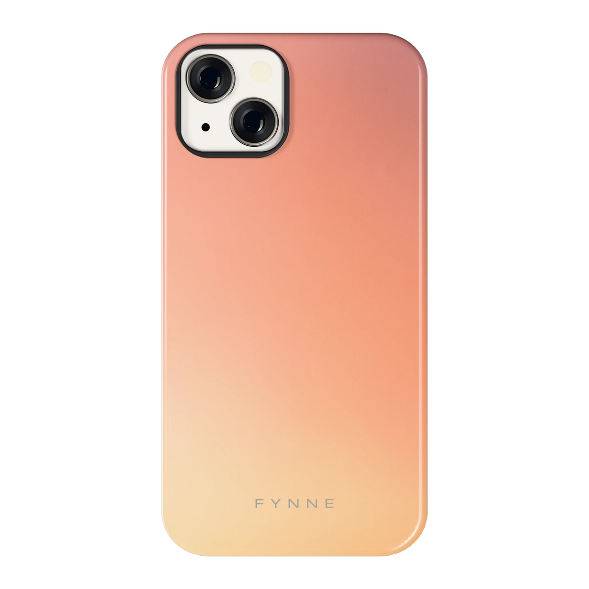 Perzikmist hoesje voor iPhone 13, achterkant