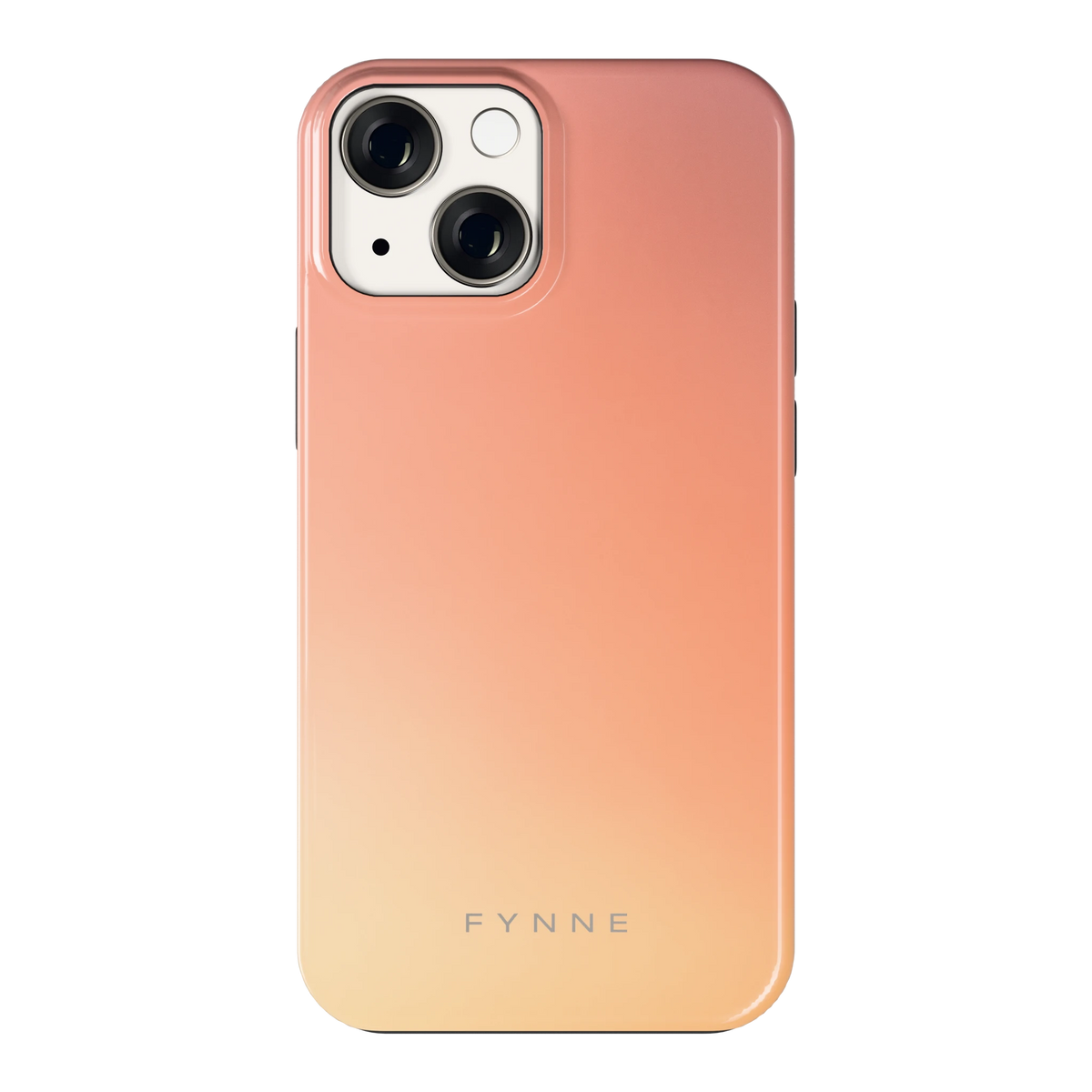 Perzikmist hoesje voor iPhone 13 mini, achterkant