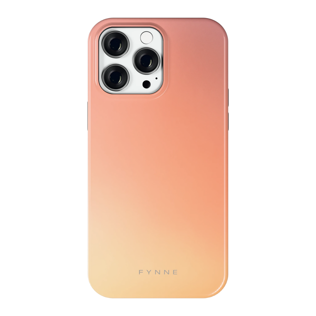 Perzikmist hoesje voor iPhone 14 Pro Max, achterkant