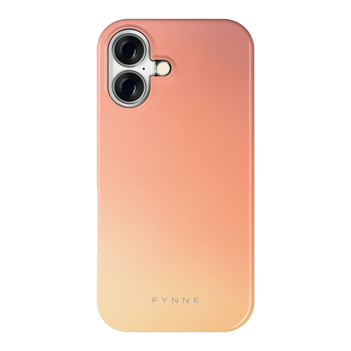 Perzikmist hoesje voor iPhone 16, achterkant