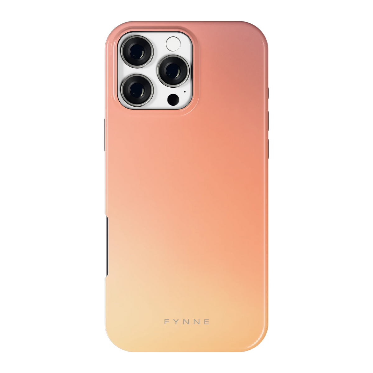 Perzikmist hoesje voor iPhone 16 Pro Max, achterkant