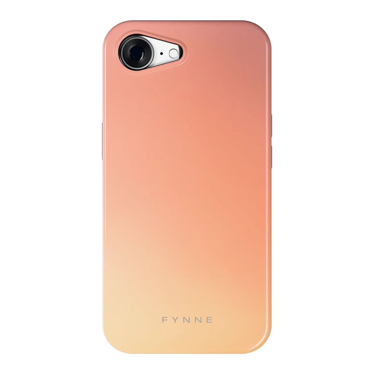 Perzikmist hoesje voor iPhone 16e, achterkant