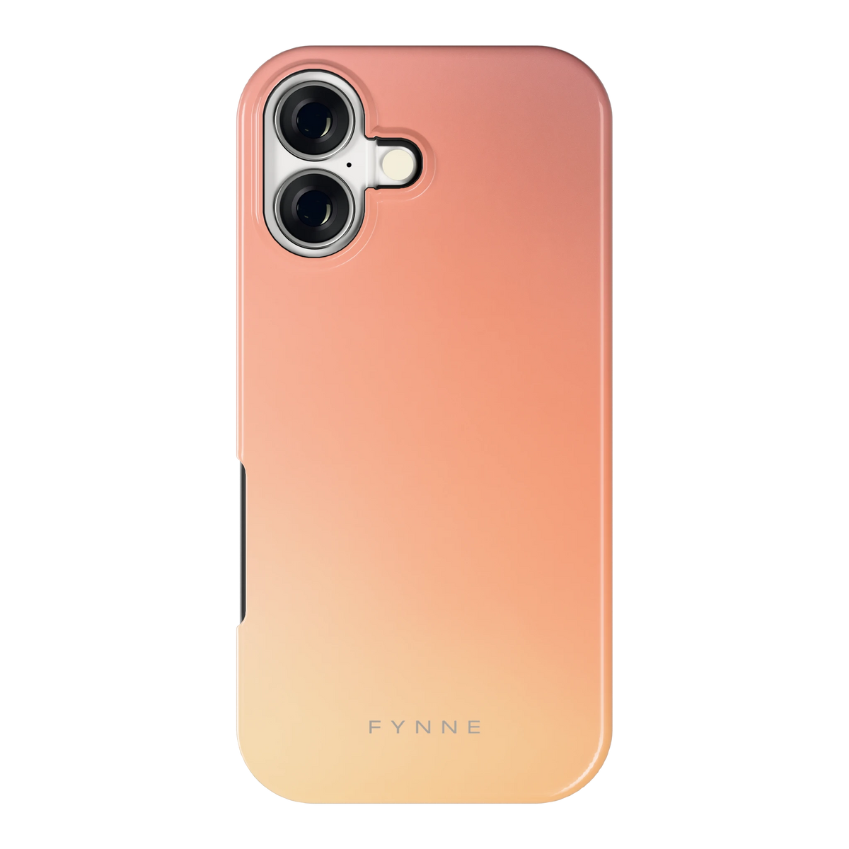 Perzikmist hoesje voor iPhone 17, achterkant